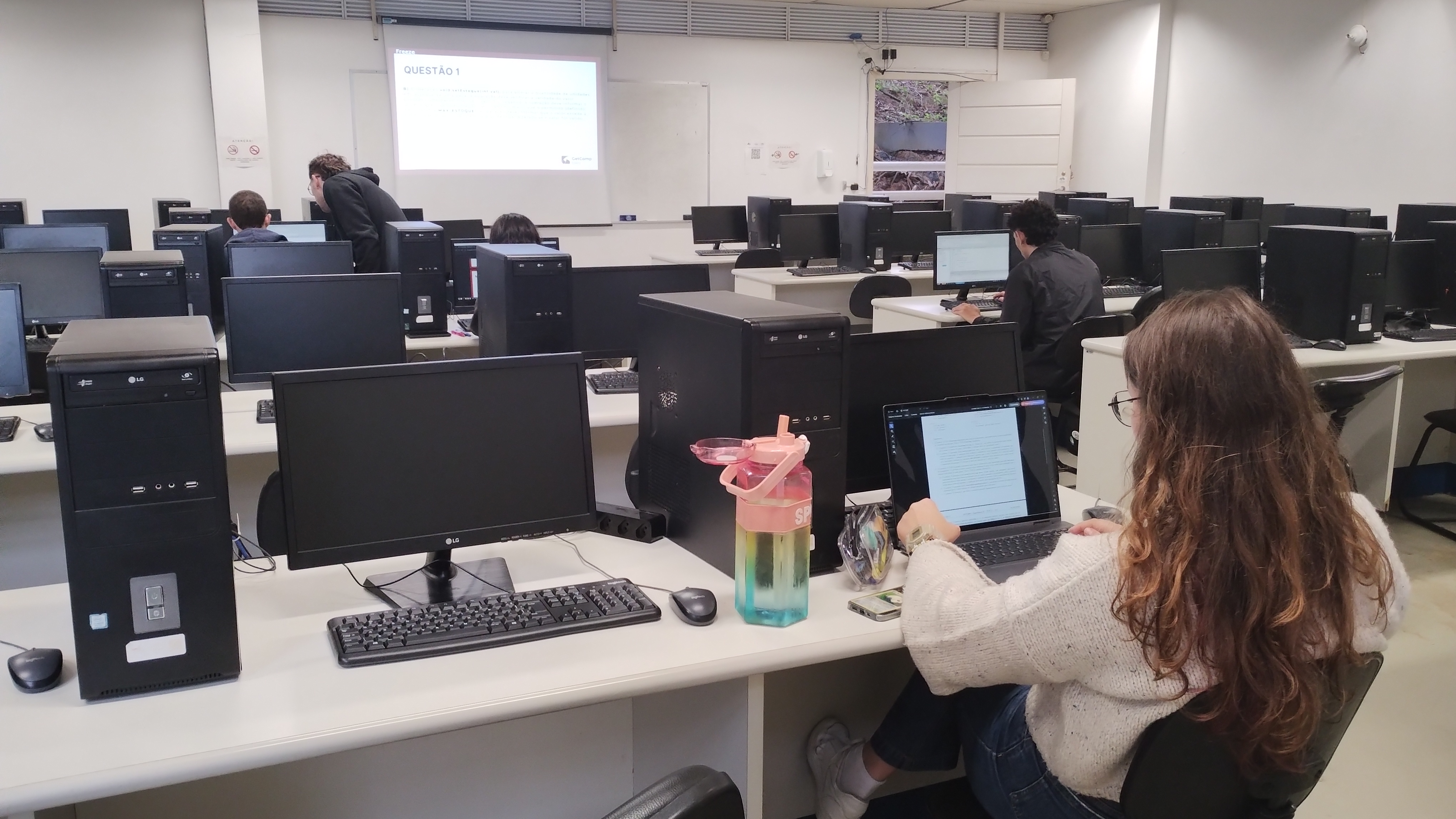 Laboratório onde foi aplicado o aulão de Algoritmos II